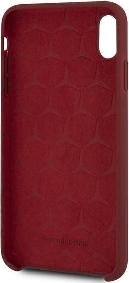 Image du produit Mercedes MEHCI65SILRE iPhone Xs Max rouge / rouge ligne silicone solide (Apple iPhone XS Max)