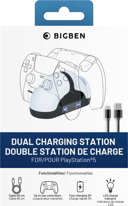 Image du produit Bigben USB Dual-Charger V3 (PS5)