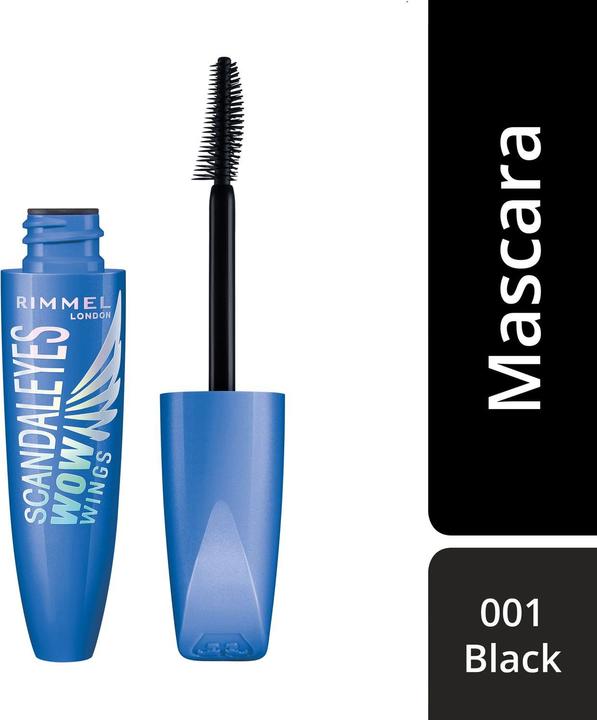 Produktbild Rimmel London Rimmel Scandaleyes WOW Wings Wateproof Mascara 12 ml Black (001 black)