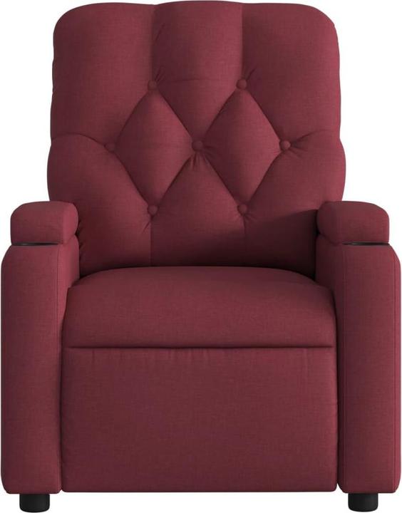 Produktbild VidaXL Massagesessel Weinrot Stoff,Farbe: Weinrot,Material: Stoff
