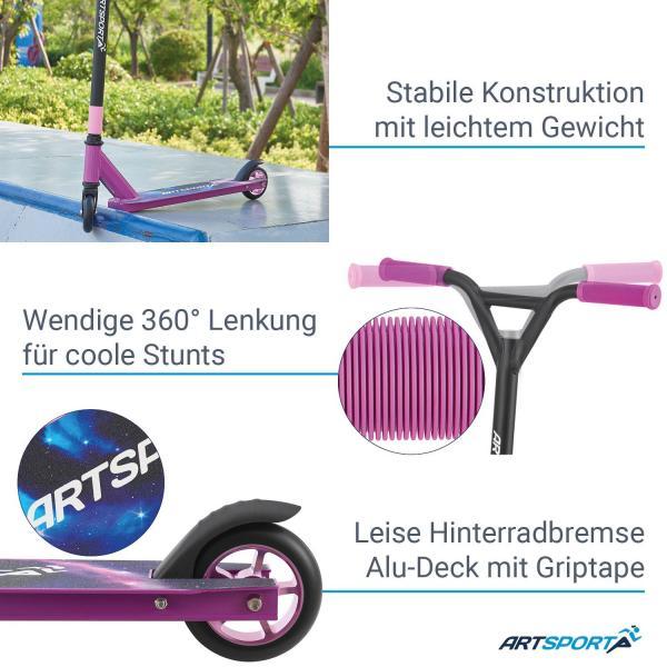 Produktbild Juskys Stunt Scooter Galactic Cruiser