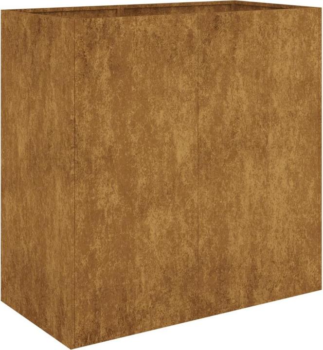 VidaXL Pflanzkübel 80x40x80 cm Cortenstahl, Farbe: Rostig