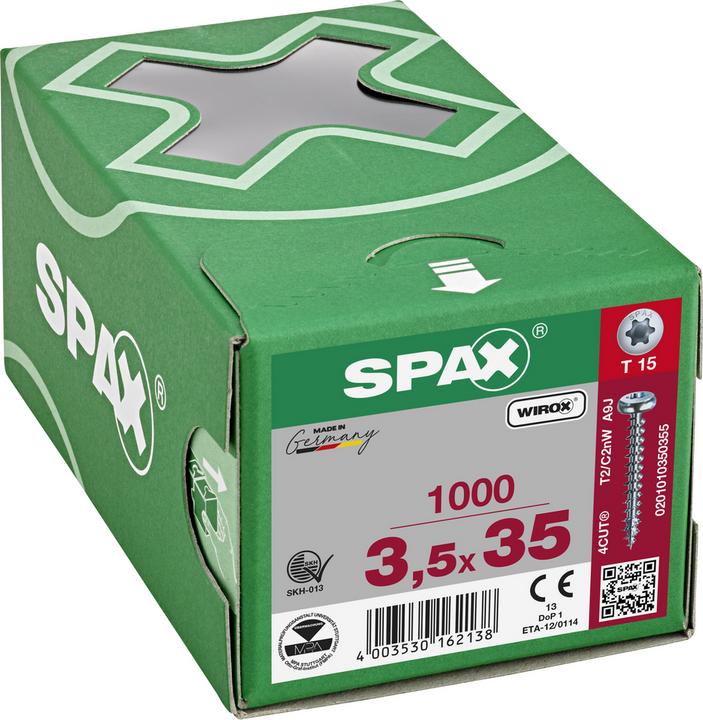 Produktbild Spax Spanplattenschrauben (1000 Schrauben pro Stück)