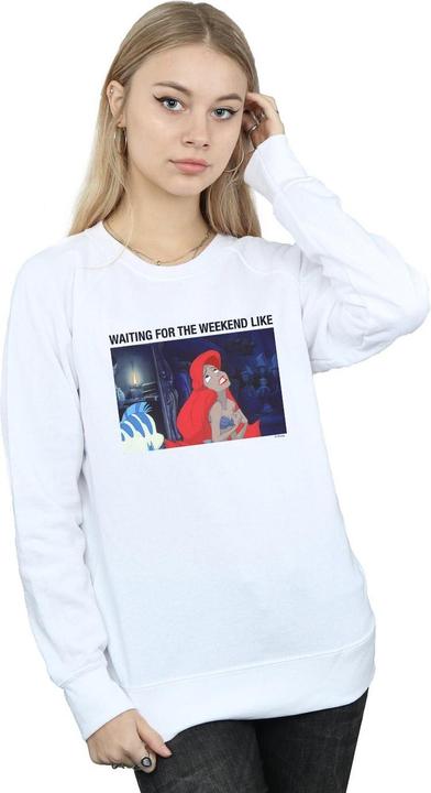 Immagine prodotto Disney The Little Mermaid Waiting For The Weekend Felpa Donna (XL)