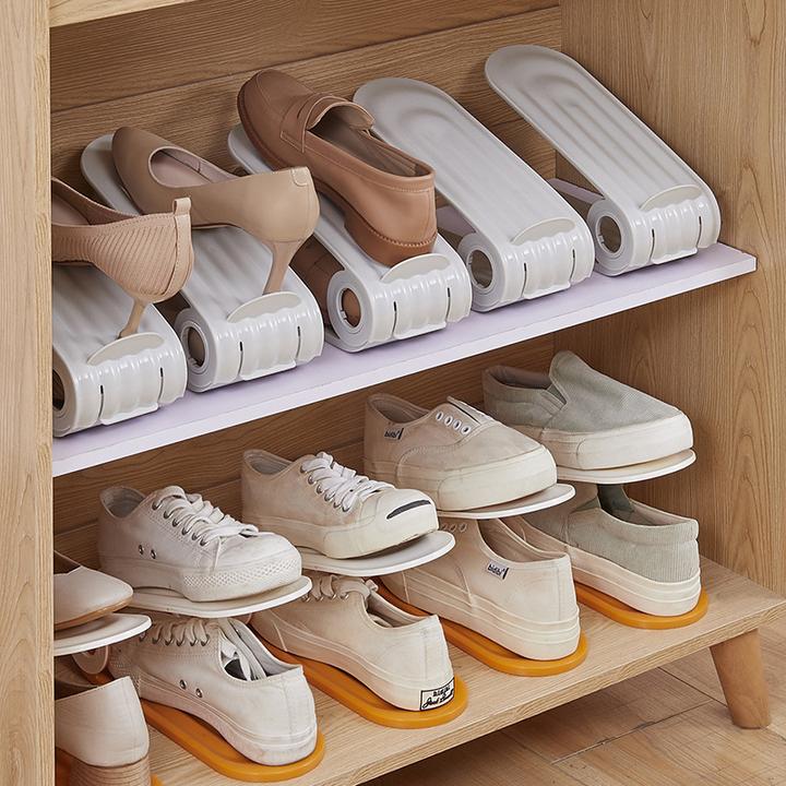 Immagine prodotto Esmée Platzsparender Schuh Organizer Höhenverstellbarer Schuhstapler 8er Set