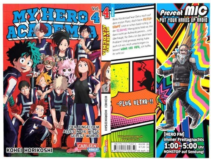 Actual product image My Hero Academia, Band 4 (German, Kohei Horikoshi, 2017)