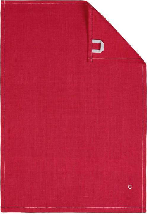 Actual product image Cawö Solid Bordeaux tea towel (50 x 70 cm)