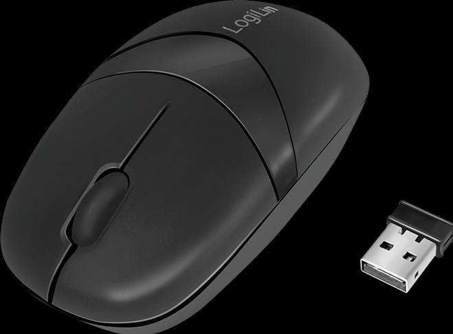 Produktbild LogiLink Mouse Optical Wireless 2.4 GHz Mini with Autolink (Kabellos)