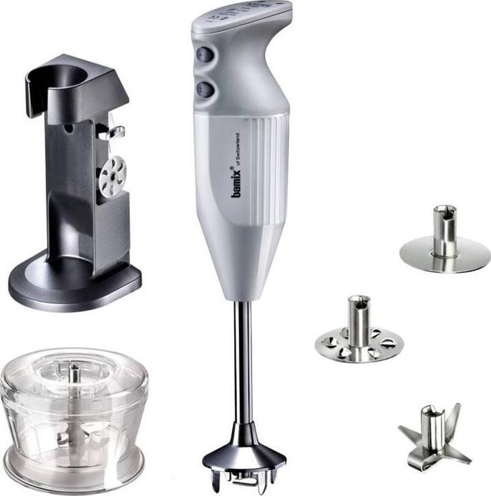 Image du produit Bamix Deluxe Staafmixer Wit - 200W - Met accessoires