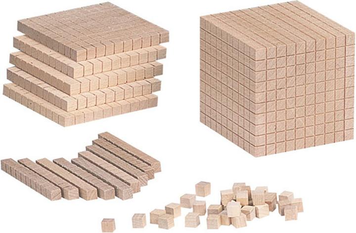 Produktbild Betzold Zehnersystem -Teile aus Holz
