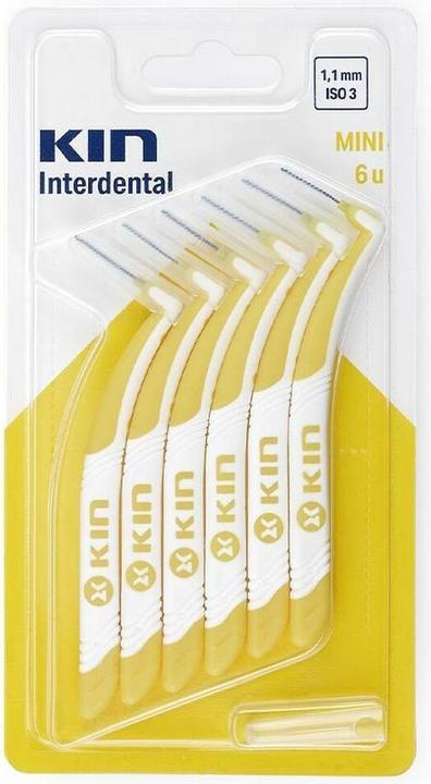 Immagine prodotto KIN Scovolino interdentale Mini 1 1mm 6 pezzi (6 x, 1.10 mm)