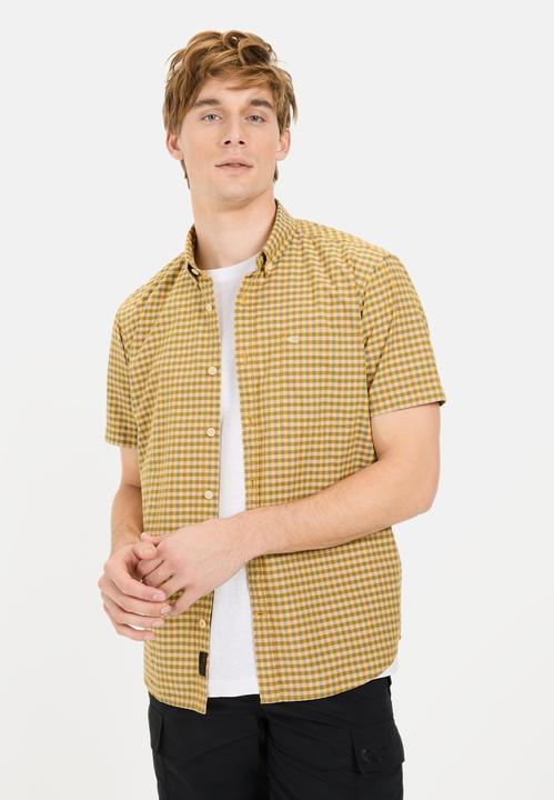 Image du produit Camel Active Kariertes Kurzarmhemd aus Baumwolle (XL)