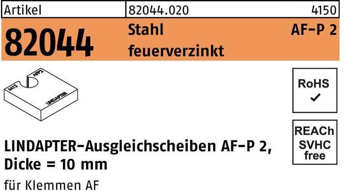 Image du produit Lindapter R 82044 AF-P 2 (0.02 m)