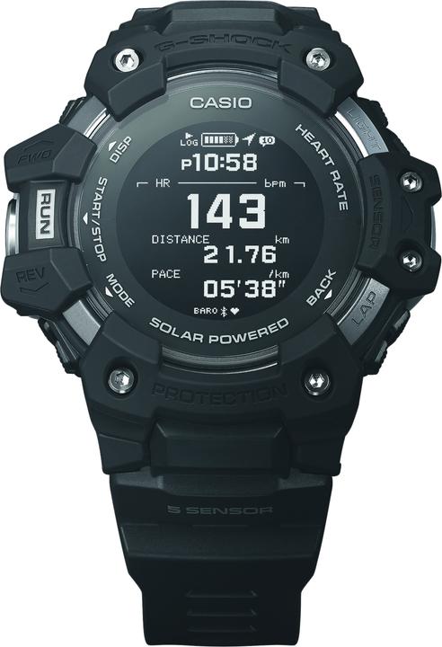 Actual product image G-Shock GBD-H1000-1 (Chronograph, Rotatable bezel, Pedometer, Digital watch, 55 mm)