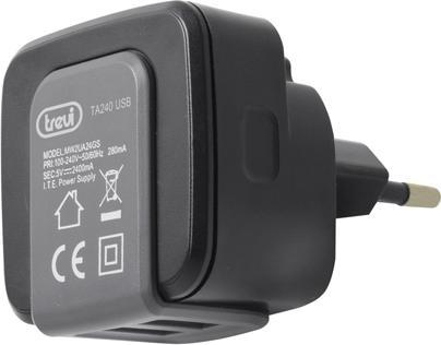 Image du produit Trevi TA 240 USB 2400 mA 2xUSB POWER SUPPLY