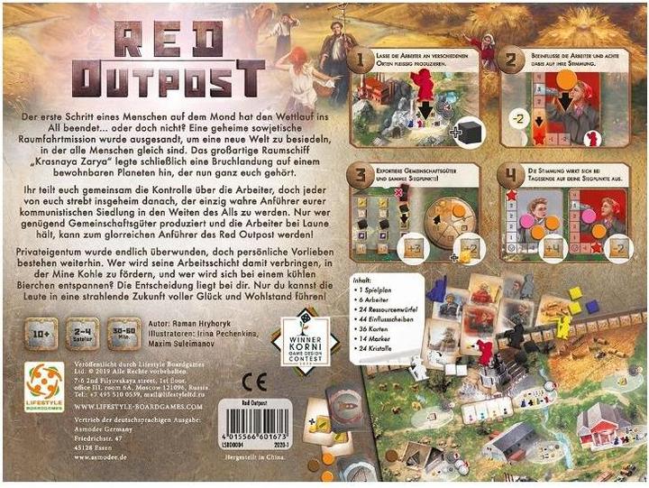 Image du produit Asmodée LSBD0004 - Red Outpost, jeu de société, 2-4 joueurs, à partir de 10 ans (édition allemande) (Allemand)