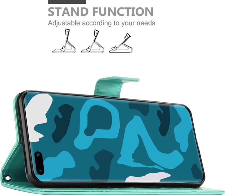 Productafbeelding Cadorabo Bloemen Boekomslag (Huawei P40 Pro)