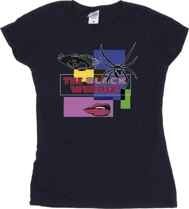Image du produit - T-shirt BLACK WIDOW POP ART - Femme (S)