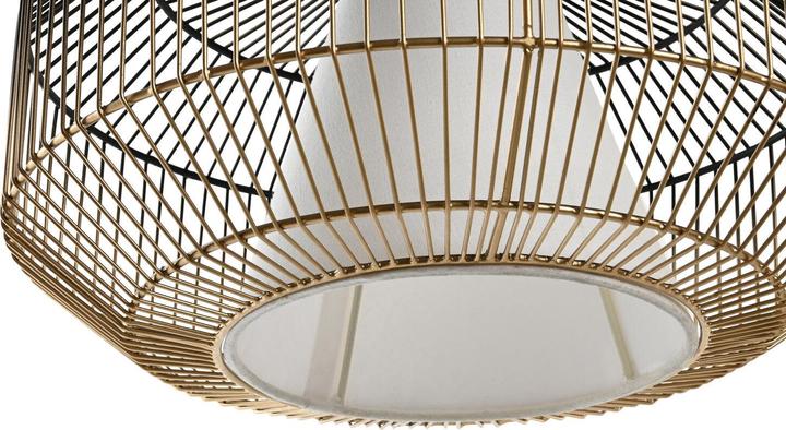 Actual product image DKD Home Decor Ceiling Light 42 x 42 x 23 cm Black Golden Iron 50 W