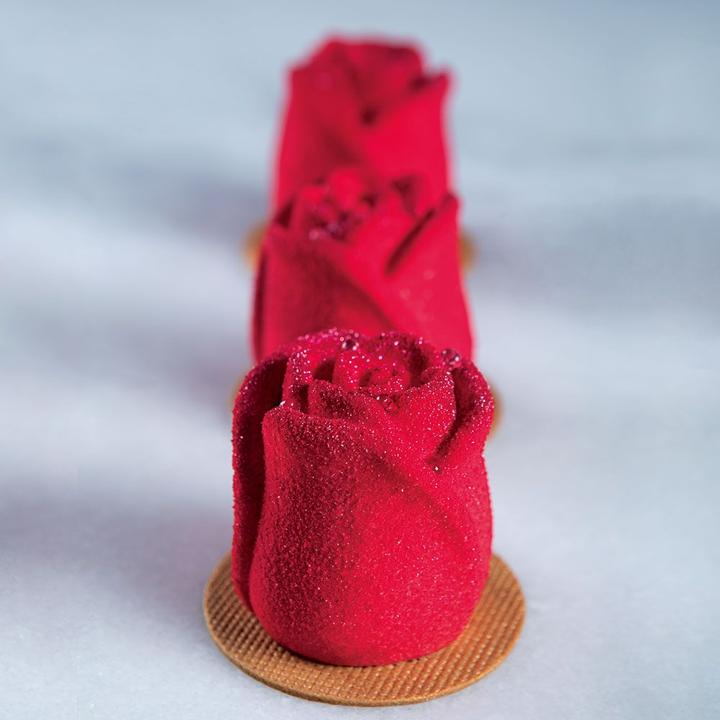 Image du produit Pavoni Moule en silicone Rosen pour 20 petits gâteaux