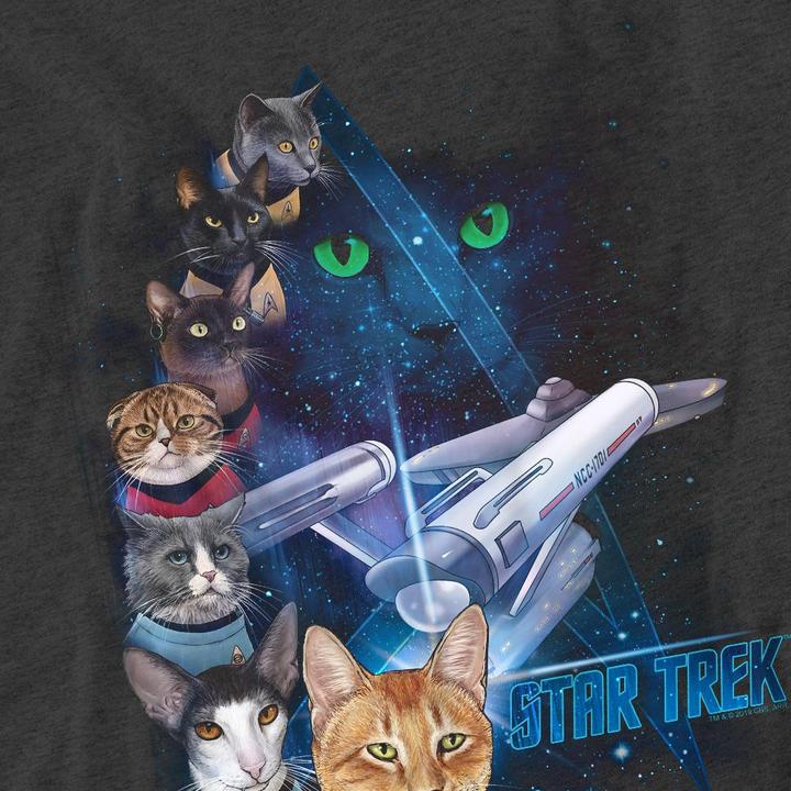 Image du produit - T-shirt FELINE GALAXY - Adulte (3XL)