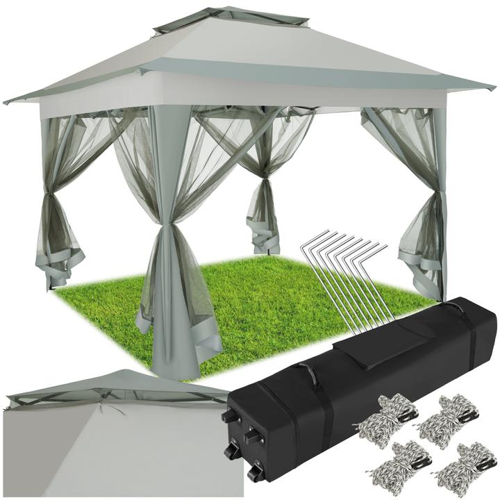 Image du produit tectake Tonnelle pliante Carabobo 364x364x294cm (364 cm, 364 cm)