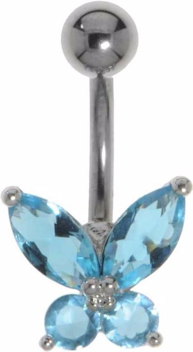 Immagine prodotto Bijouteria Piercing ventre (Vetro (di orologio), Ottone rodiato in ottone rodiato, Titanio)