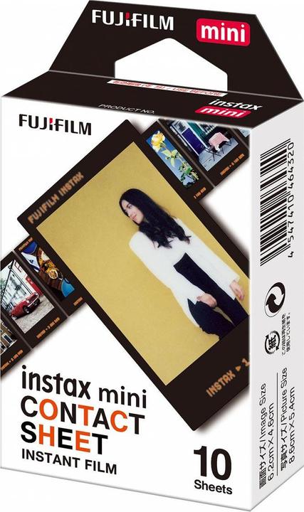 Actual product image Fujifilm Contact Sheet (Instax Mini)