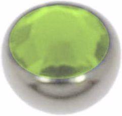 Actual product image Bijouteria 1.2mm Titanium piercing part (Swarovski Crystal, Titanium)