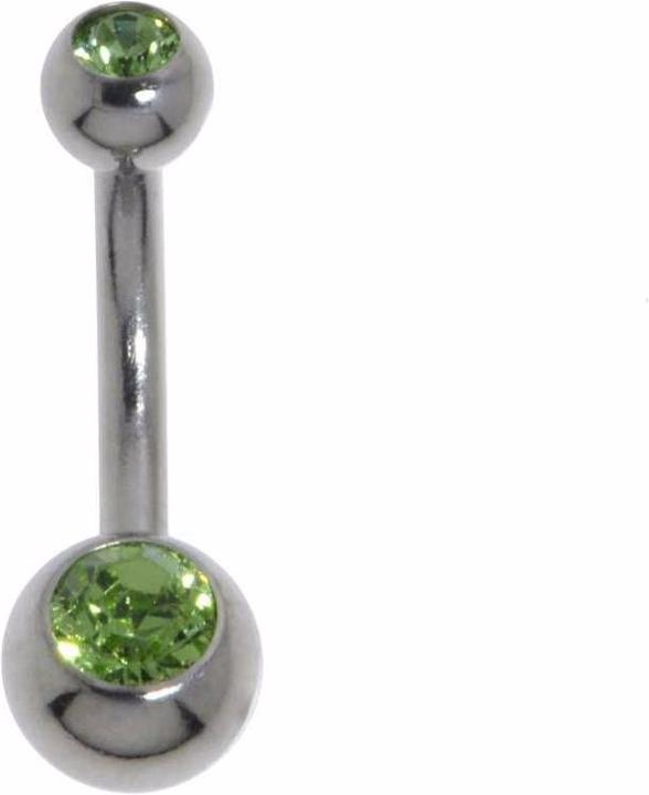 Produktbild Bijouteria Bauchpiercing (Chirurgenstahl 316L, Kristall)