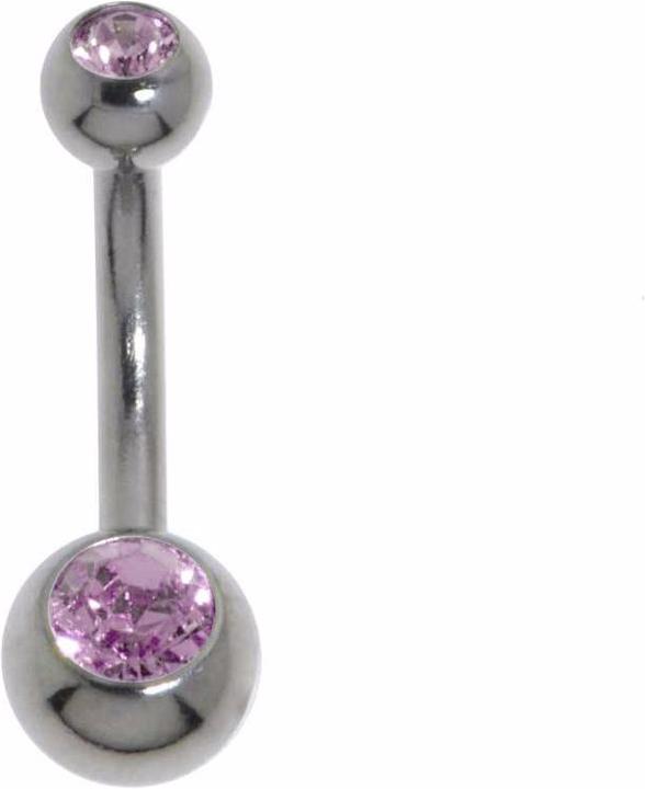 Produktbild Bijouteria Bauchpiercing (Chirurgenstahl 316L, Kristall)