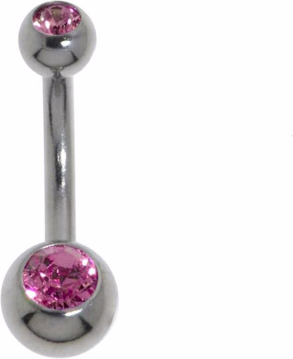 Produktbild Bijouteria Bauchpiercing (Chirurgenstahl 316L, Kristall)