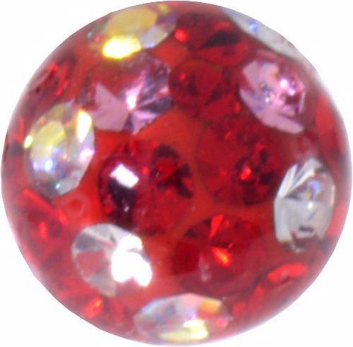 Produktbild Bijouteria Piercingverschluss (Chirurgenstahl 316L, Epoxiharz, Kristall)