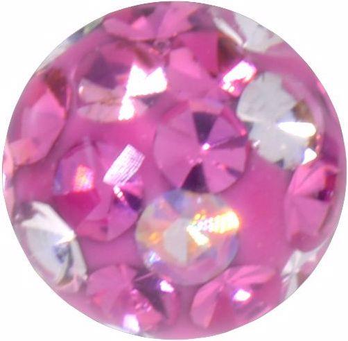 Produktbild Bijouteria Piercingverschluss (Chirurgenstahl 316L, Epoxiharz, Kristall)