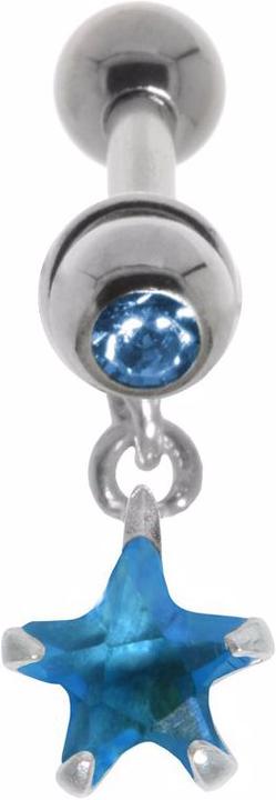Immagine prodotto Bijouteria Piercing orecchio (Acciaio chirurgico 316L, Vetro (di orologio), Ottone con placcatura in argento, Zirconia)