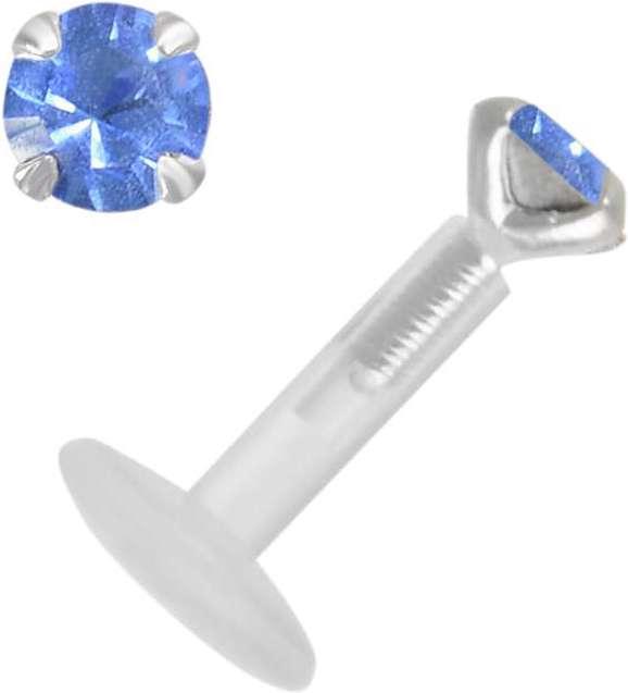 Produktbild Bijouteria Piercing (Premium Kristall, Bioplast, Silber 925)