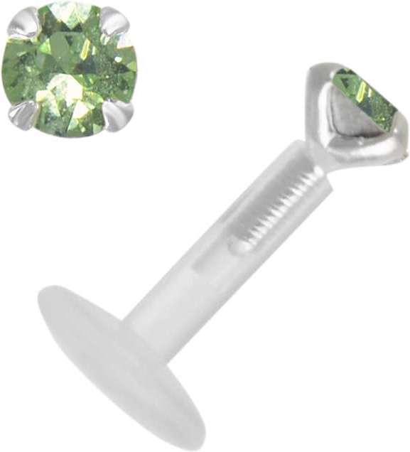 Produktbild Bijouteria Piercing (Bioplast, Silber 925, Premium Kristall)