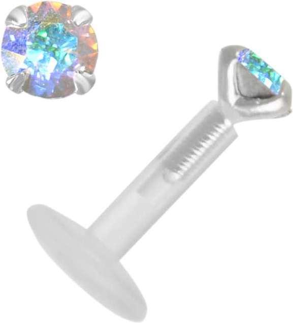 Immagine prodotto Bijouteria Piercing (Cristallo premium, Bioplastica, Argento 925)