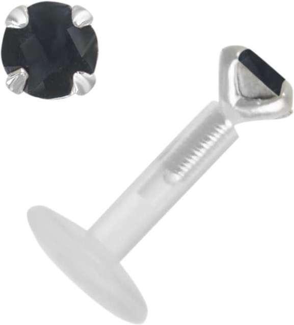 Immagine prodotto Bijouteria Piercing (Bioplastica, Argento 925, Cristallo premium)