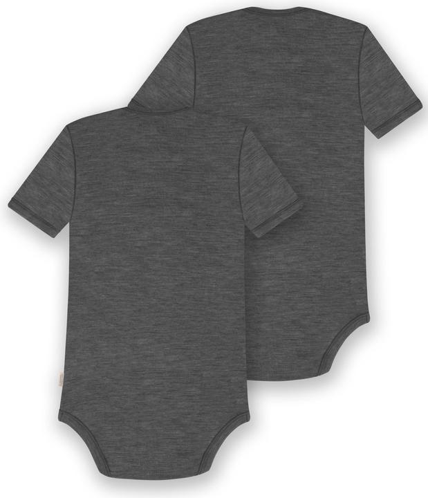 Produktbild Normani 2er Set Baby Merino Body Kurzarm „Tauranga" - 9289 (98)