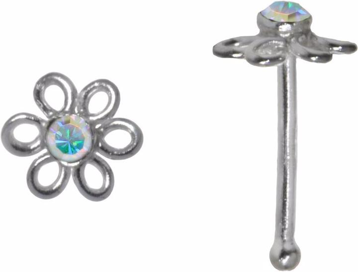 Produktbild Bijouteria Nasenpiercing (Kristall, Silber 925)