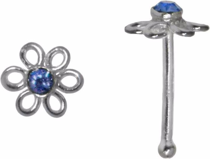Produktbild Bijouteria Nasenpiercing (Silber 925, Kristall)