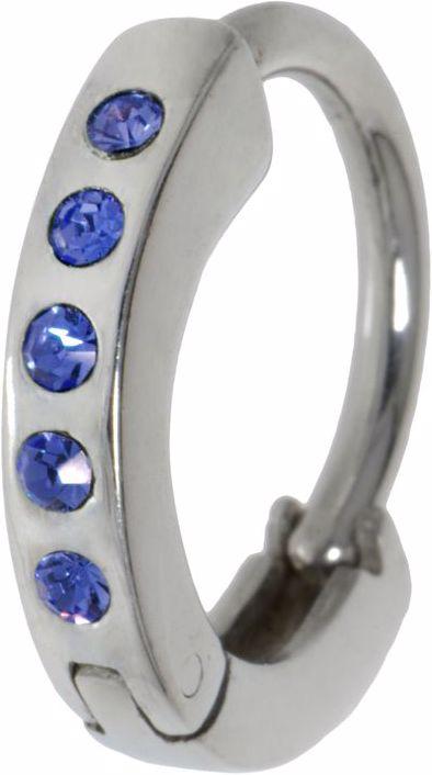 Produktbild Bijouteria Bauchpiercing (Chirurgenstahl 316L, Kristall, Silber 925)