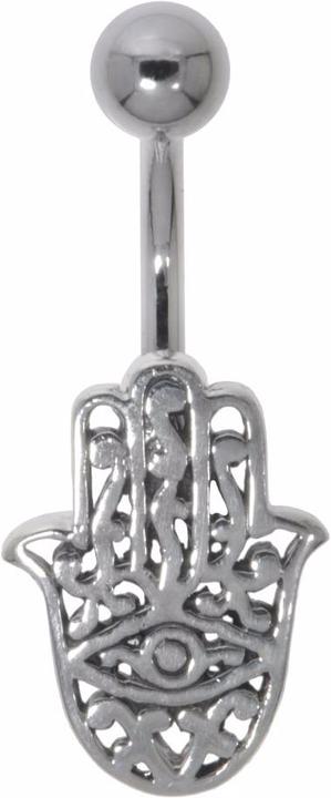Actual product image Bijouteria Bellypiercing (Surgical steel 316L, Silver 925)