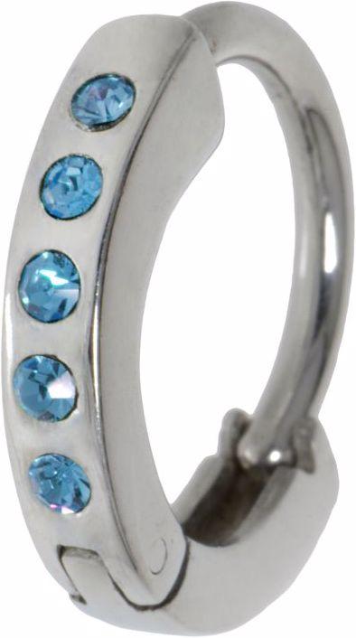 Actual product image Bijouteria Bellypiercing (Silver 925, Surgical steel 316L, Crystal)