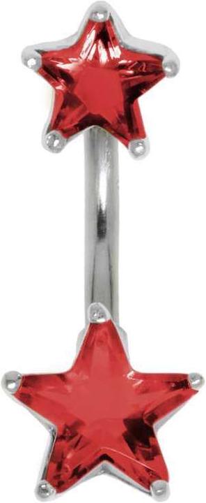 Produktbild Bijouteria Bauchpiercing (Chirurgenstahl 316L, Kristall, Silber 925)