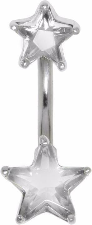Produktbild Bijouteria Bauchpiercing (Silber 925, Kristall, Chirurgenstahl 316L)