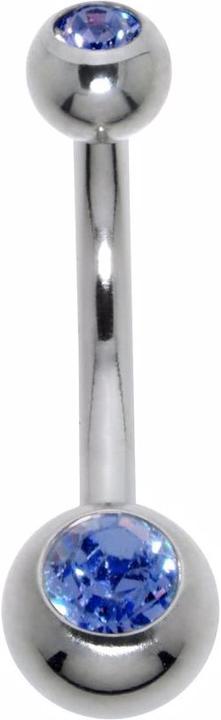 Produktbild Bijouteria Bauchpiercing (Chirurgenstahl 316L, Kristall)