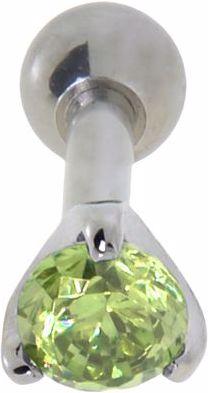 Actual product image Bijouteria Ear piercing (Surgical steel 316L, Zirconia)