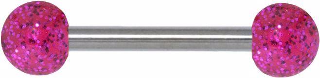 Actual product image Bijouteria Tongue piercing (Plexiglass, Surgical steel 316L)